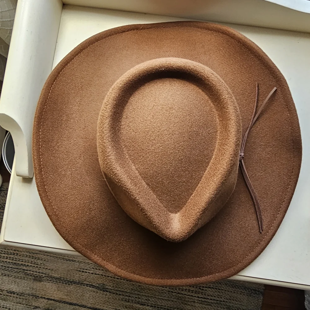 Frye Tan Felt Hat - Picture 2 of 4